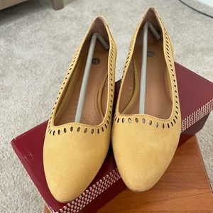 Dress Barn “Blaire” suede flats